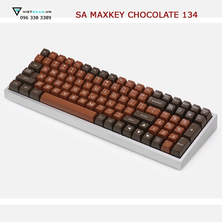 SA Maxkey Chocolate 134 nút, tặng kèm keypuller