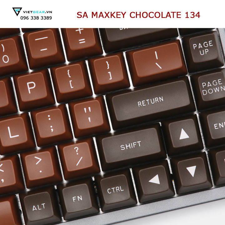 SA Maxkey Chocolate 134 nút, tặng kèm keypuller