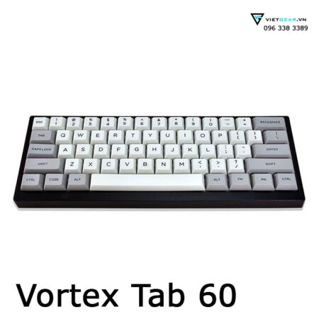 Bàn phím cơ Vortex Tab 60%, cherry switch, bluetooth chất lượng cao