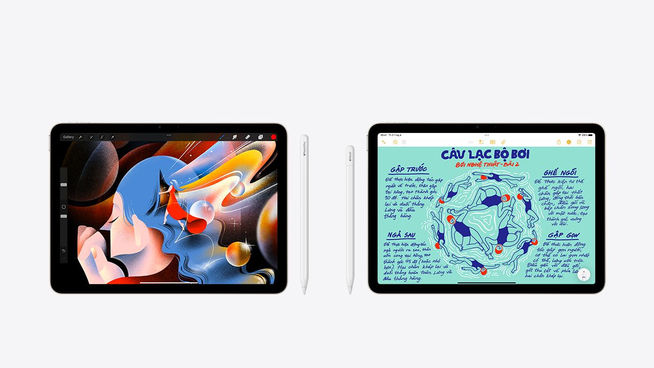Một vài tính năng trên iPad Air M3