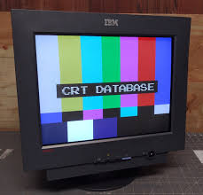 màn hình crt ibm màu