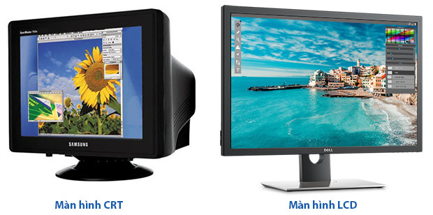 Màn hình LCD so với CRT ưu điểm vượt trội