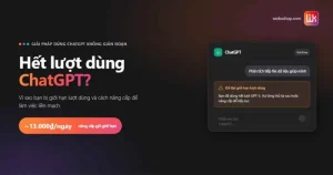 hết lượt dùng chatgpt