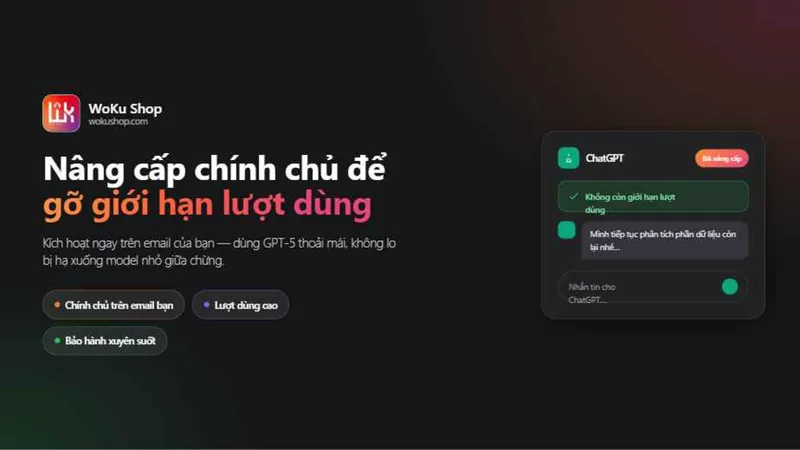 nâng cấp gói chatgpt