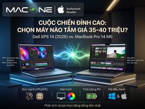 Dell XPS 14 và Macbook Pro M5