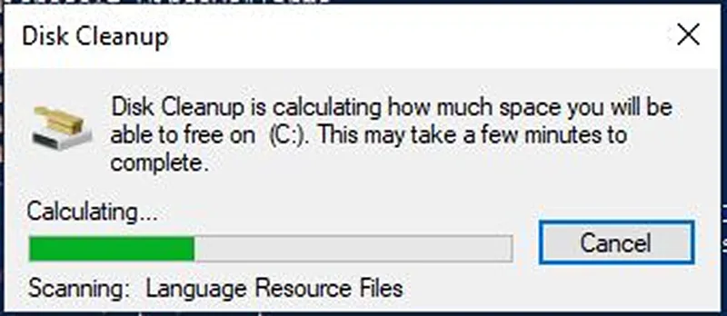 disk clean up