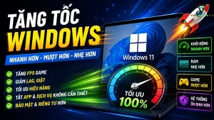 tăng tốc windows