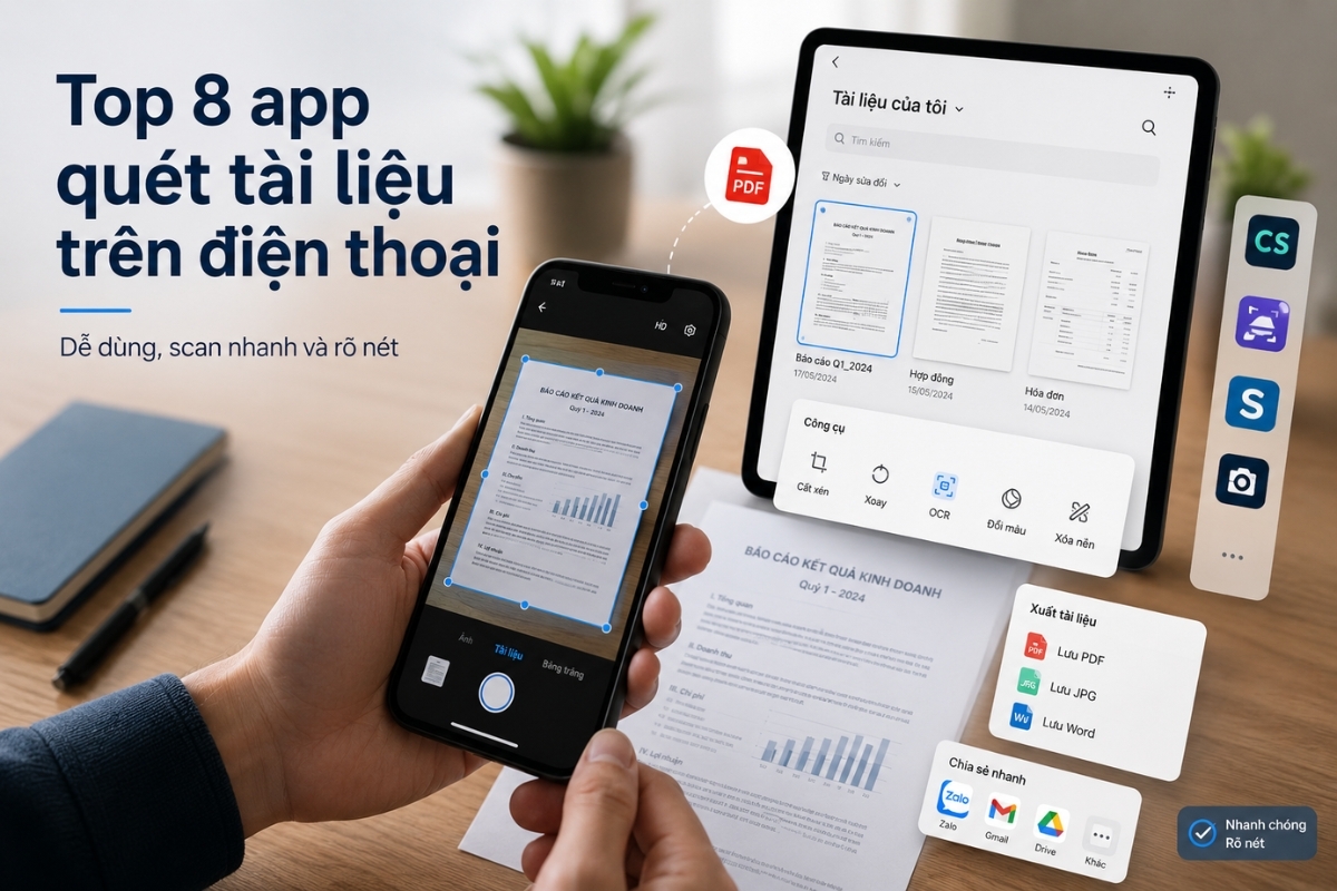 App quét tài liệu