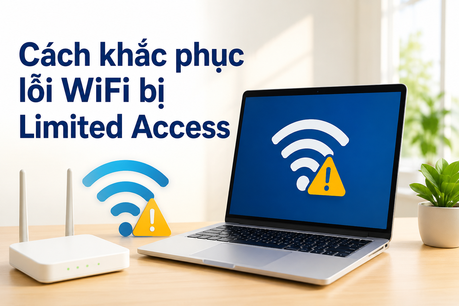 Cách khắc phục lỗi wifi bị limited access