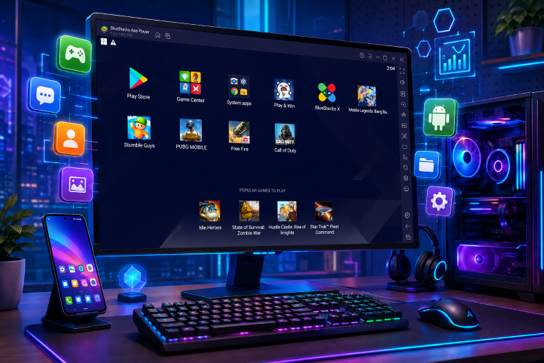 Phần mềm giả lập Android trên PC