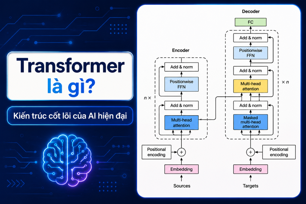 Transformer là gì tìm hiểu kiến trúc nền tảng đứng sau các mô hình AI