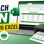 Cách in bảng Excel