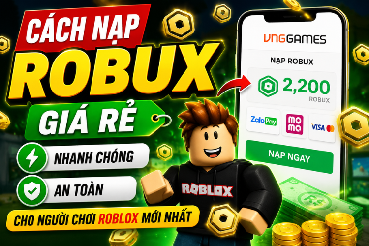 Cách nạp robux giá rẻ