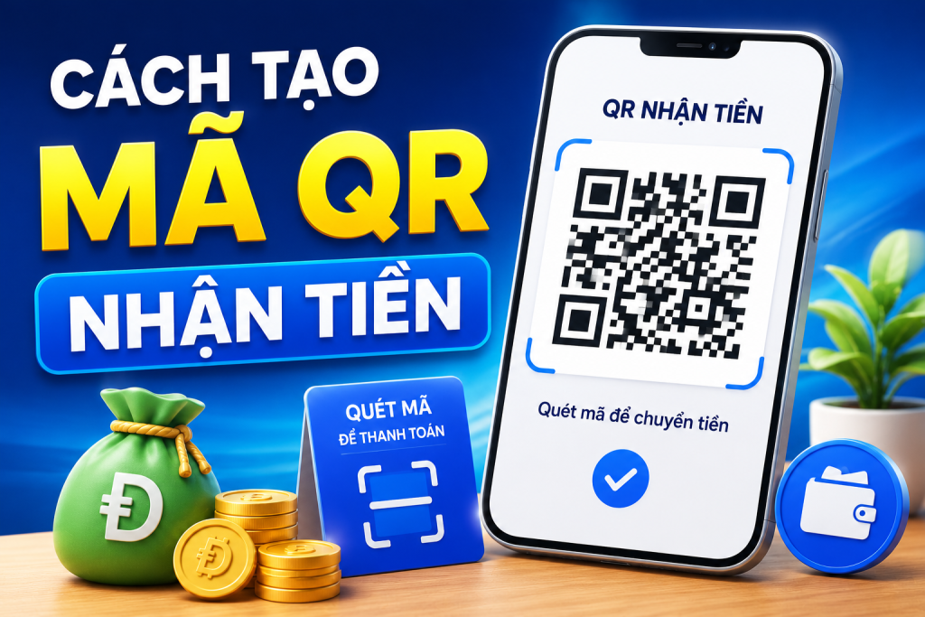 Cách tạo mã QR nhận tiền