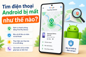 Cách tìm điện thoại Android bị mất